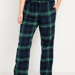 Women’s Mid-Rise Flannel Pajama Pants S,L, 3x,4x
